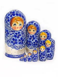Матрешка Русский сарафан 10мест Н30см
