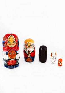 Матрешка Сказка Колобок 5мест