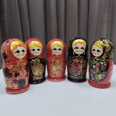 Матрешка Традиционная 7мест 21см МИКС