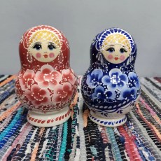 Матрешка Вологодское кружево 10мест 18см кубышка