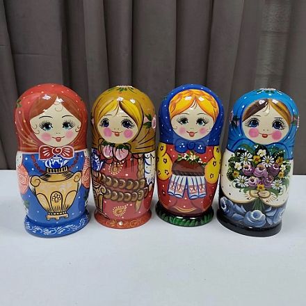 Матрешка Варенька 7мест 21см МИКС