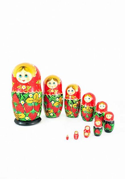 Матрешка Ягодка-Малинка 10мест