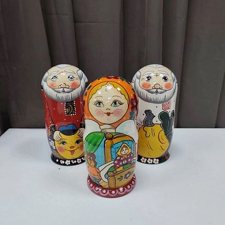 Матрешка Сказка 5 мест 18см