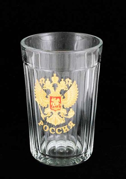 Стакан граненый Герб России